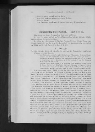 Versammlung zu Stralsund. - 1369 Nov. 30.
