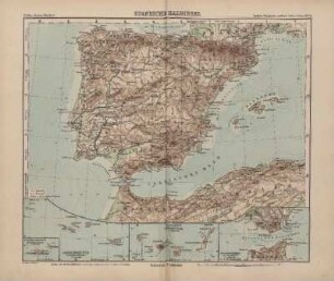 Spanische Halbinsel, Madeiragruppe, Azorengruppe, Kanarien