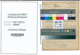 Entnazifizierung Richard Krummet, geb. 26.01.1900 (Friseur)