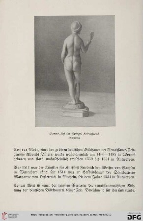 Venus, sich im Spiegel betrachtend