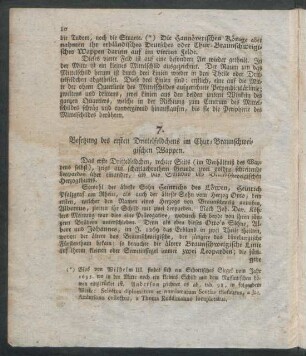 7. Besetzung des ersten Drittelfeldchens im Chur-Braunschweigischen Wappen