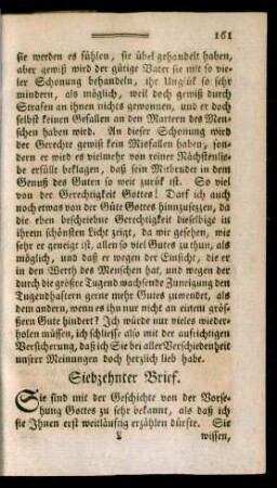 Siebzehnter Brief