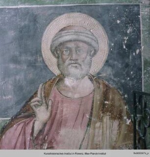 Freskenzyklus mit Christus und Heiligen