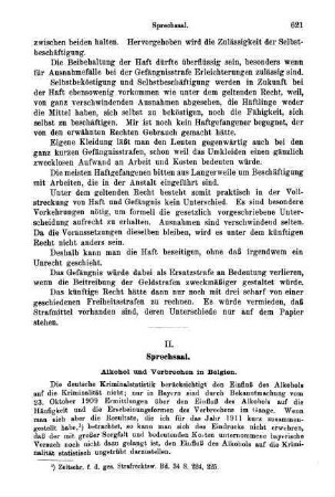 621-625, Alkohol und Verbrechen in Belgien