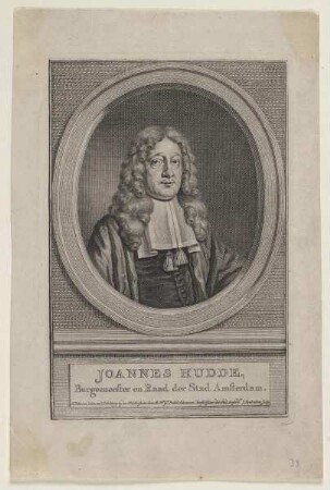 Bildnis des Joannes Hudde