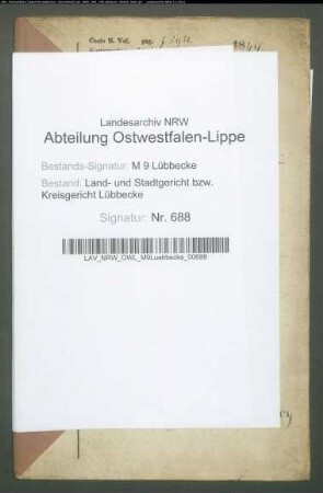 Erblasser: Kraemer, Catharine Margarethe, geb. Rohlfing: