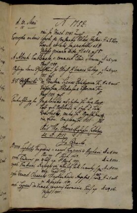 Aus Tho. Osborne Englischem Catalogo de A. 1752 [nebst beigefügter Werke].