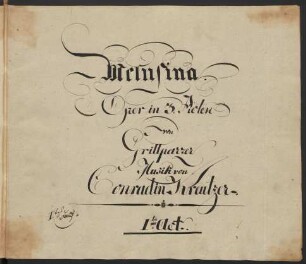 Melusina; V (7), Coro, orch; KWV 1128