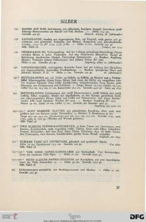 Silber (Nr. 537-563)