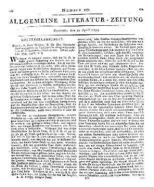 1793: Allgemeine Literatur-Zeitung