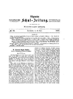 Dr. Friedrich August Schäffer, Nekrolog