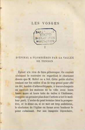 Les vacances du lundi, Tableaux de montagnes : Par Théophile Gautier