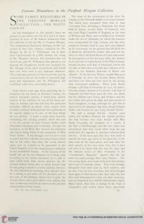Some famous miniatures in the Pierpont Morgan Collection : the white Cosway