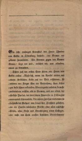 Phantasie-Inquisition : über das Verhältniß der Mittheilungen des Herrn Theodor von Kobbe zu den Werken eines gewissen Herrn von Münchhausen