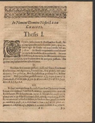 Thesis I. - XXXIV.