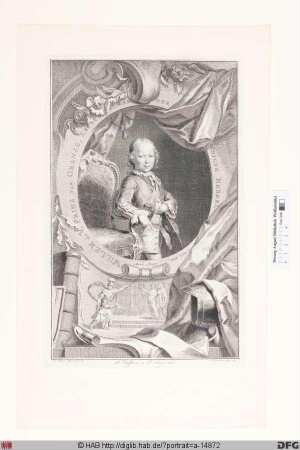 Bildnis Wilhelm V. Batavus, Prinz von Oranien, Fürst von Nassau-Diez, -Dillenburg u.-Siegen, 1748-95 letzter Erbstatthalter der Niederlande