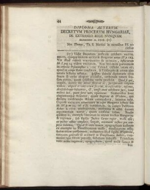 Diploma Alterum.