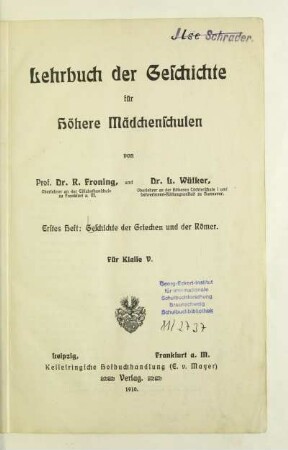 Teil 1: Geschichte der Griechen und Römer