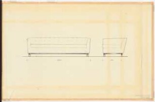 Reichsluftfahrtministerium, Berlin: Sofa: Ansichten [1:10]