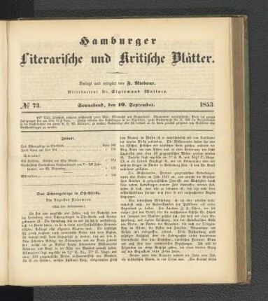 No. 73. 10. September 1853