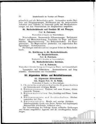 63. Allgemeine Hüttenkunde