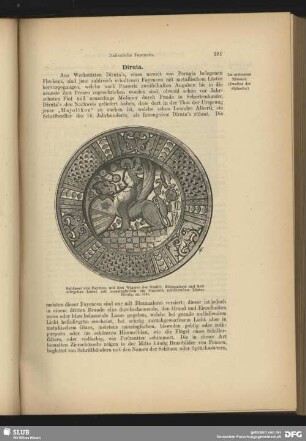 Schüssel von Fayence mit Wappen der Orsini