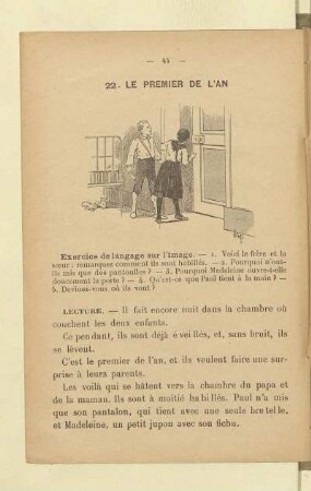 22. Le premier de l'an