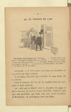 22. Le premier de l'an