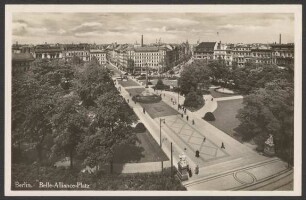 Ansichtskarte Belle-Alliance Platz, Friedrichstraße, Lindenstraße [1/2]