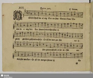 XII. Herr Christ der einig Gottesson