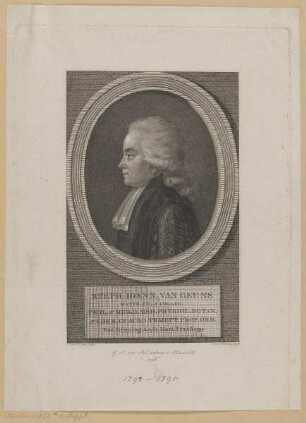 Bildnis des Steph. Ioann van Geuns