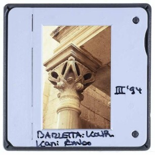 Barletta, Dom : Detail Kapitell "Embo"