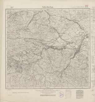 5159 (alte Nr.: 3008) Schreiberhau, Meßtischblatt (4cm - Karte)