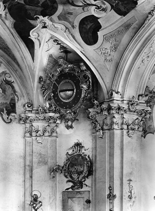 Uhldingen-Mühlhofen-Birnau. Wallfahrtskirche Sankt Maria. Bauplastisches Detail (1748/1750; J. A. Feuchtmayer)
