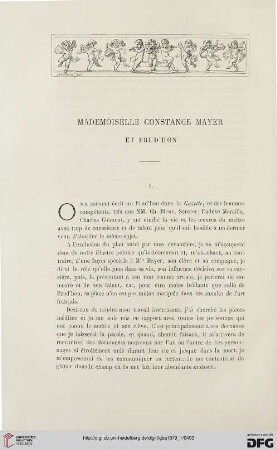 2. Pér. 19.1879: Mademoiselle Constance Mayer et Prud'hon, [1]