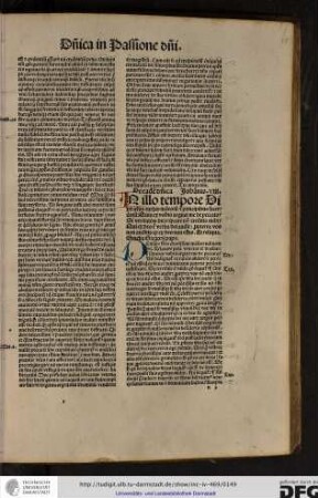 Pensate, fratres charissimi, mansuetudinem dei, relaxare peccata venerat et dicebat Quis ex vobis...