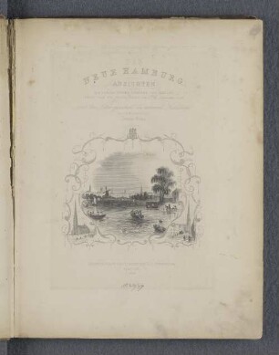 Das neue Hamburg : Ansichten der vorzüglichsten Strassen und Gebäude, welche nach dem großen Brande von 1842 entstanden sind