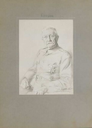 [Bildnis] Generalfeldmarschall [Karl] von Bülow