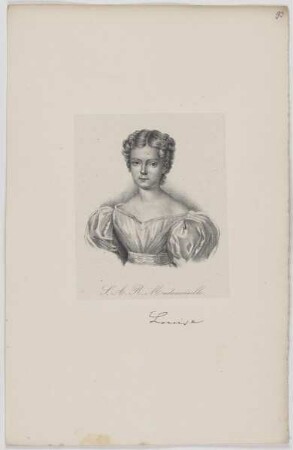 Bildnis der Louise Marie Therese d'Artois