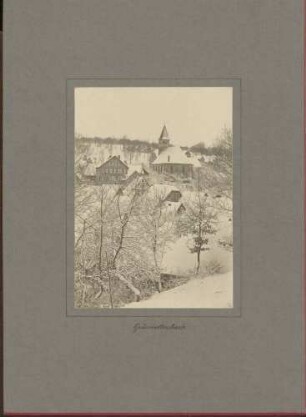 "Grünwettersbach" (im Schnee).