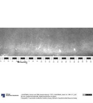 Name und Ziffer (zweikonturig): 1797/ J WHATMAN