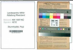 Entnazifizierung Paul Sturmhoefel , geb. 23.06.1903 (Bierverleger)
