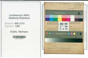 Entnazifizierung Hermann Evertz , geb. 08.10.1903 (Gastwirt)