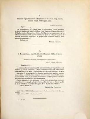 Documenti diplomatici concernenti : Atti Parlamentari. Camera dei Deputati, 7