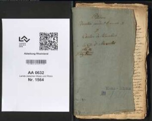 Bittschriften aus der Stadt Ahrweiler, Kanton Rheinbach, vom Jahre III