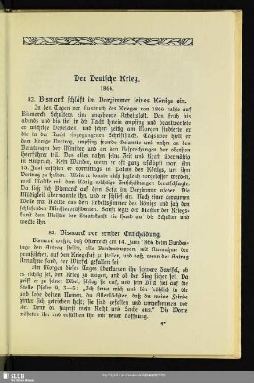 Der Deutsche Krieg : 1866