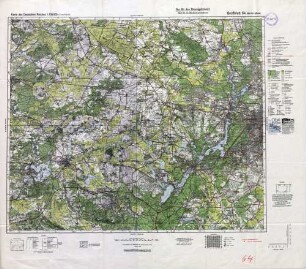 Reichskarte: Großblatt 64 Berlin-West