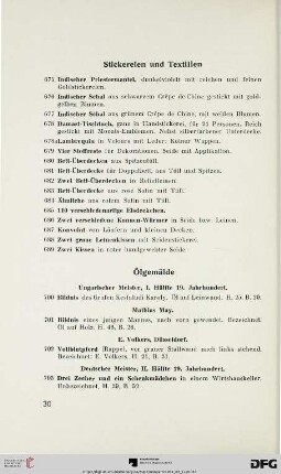 Ölgemälde (Nr. 700-812)