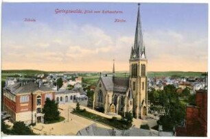 Geringswalde. Blick vom Rathausturm