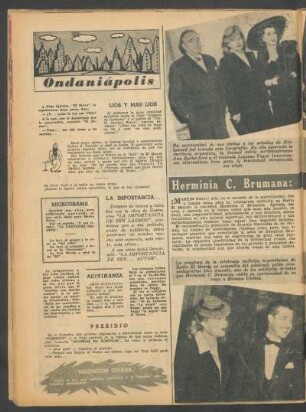 Herminia C. Brumana: sus audiciones, sus viajes...